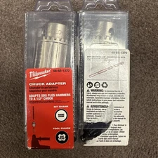 (2) Milwaukee 48-66-1370 SDS Chuck Adapter Kits / Brand New / Ships Fast!