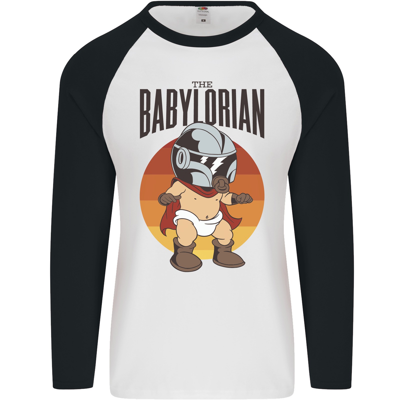 Babylorian Lustig Baby Kleinkind Kleinkinder Parodie Herren L/S Baseball