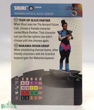 Heroclix Monthly OP Kit Shuri MV23-009.1 Limited Edition Team-Up Card 