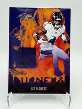 2024 Absolute Football Burners Zay Flowers Patch # AB-ZFS