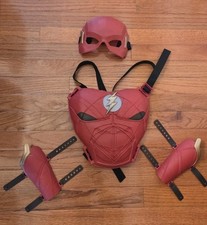 Child's The Flash Halloween Costume 2017 DC Comics Kid Molded Plastic Armor