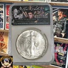 ELVIS 1986 $1 Silver American Eagle NCG GEM BU, The One That Started It All