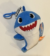 Nickelodeon Blue Baby Shark Plush Back Pack, Clip Key Chain Holder NEW WITH TAGS