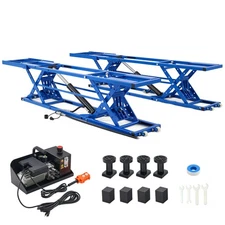 OMT 5000lb Lift for Car 9"-25.6" Height Auto Mechanical Lock Extension Plates