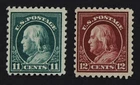 CKStamps: US Stamps Collection Scott#473 Franklin Mint H OG #474 Mint NH OG