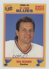 1990-91 Kodak St Louis Blues Rick Meagher #22 0q3
