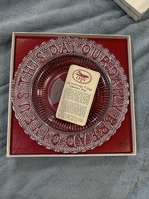 Old Sturbridge Village Collectors Plate Dewdrop Give Us This Our Daily Bread