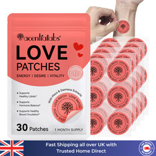 Acentiallabs Love Patches 30 Plant Extract Patch Maca Damiana Ginseng