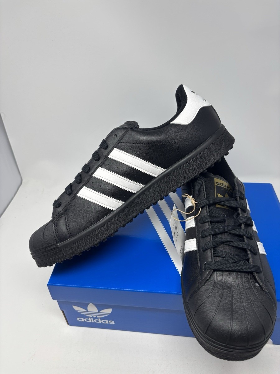 Adidas Men's Superstar Golf Spikeless Sneakers Black White IE6053