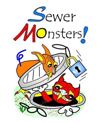 Sewer Monsters: With The Chicks & Their Coop Pets By David Lyndon - New Copy ...