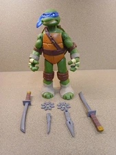 Viacom 2012 Playmates Teenage Mutant Ninja Turtles 10” Leonardo Complete.