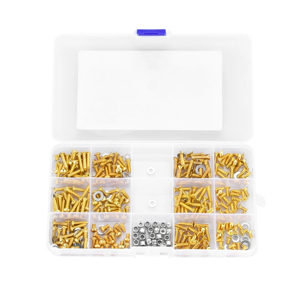 330PCS Hardware Screw Kit For 1/10 RC Car Axial SCX10 Traxxas TRX-4 HSP 94111 - Image 4 of 4