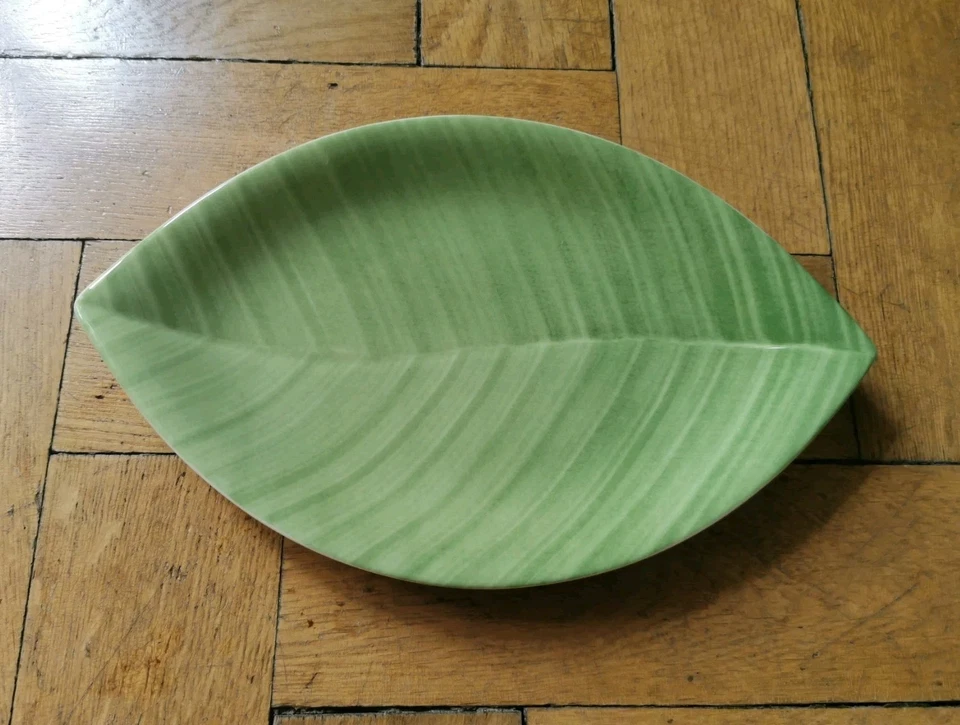 Villeroy & Boch Palm Teller, Grün, 28x17,5 cm - selten 🌴Top ❤️