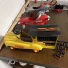 Xonex Coca-Cola  2x Pedal Plane & Delivery Car Lot Coke Crates 1:3 Scale Vintage