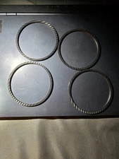 4 Pcs Outer Vent Rings Trim rings for Toyota Tacoma 2016-2023 Black