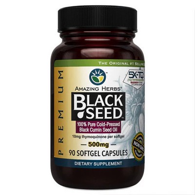 Black Seed 90 Softgels  by Amazing Herbs