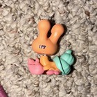 Littlest Pet Shop Crab Figure Orange Pink Claws Teal Shell LPS #1109 — photo 2