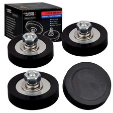 Strong 40LB Rubber Coated Neodymium Magnets with M6 Thread for Quick Setup