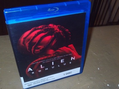ALIEN ROMULUS BLU-RAY SCI-FI RARE HORROR EX-LIBRIS LIGHTLY USED TESTED NM 2024