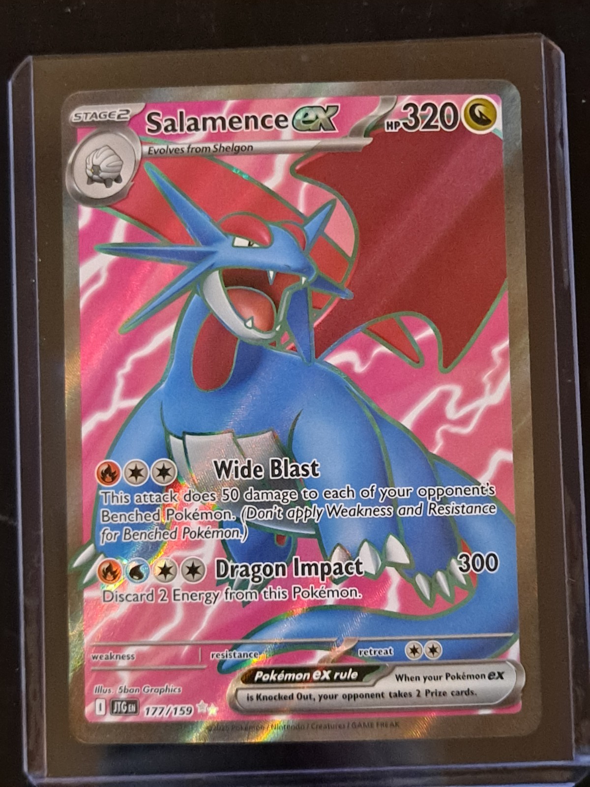 Salamence ex - 177/159 - Journey Together - Ultra Rare -  NM