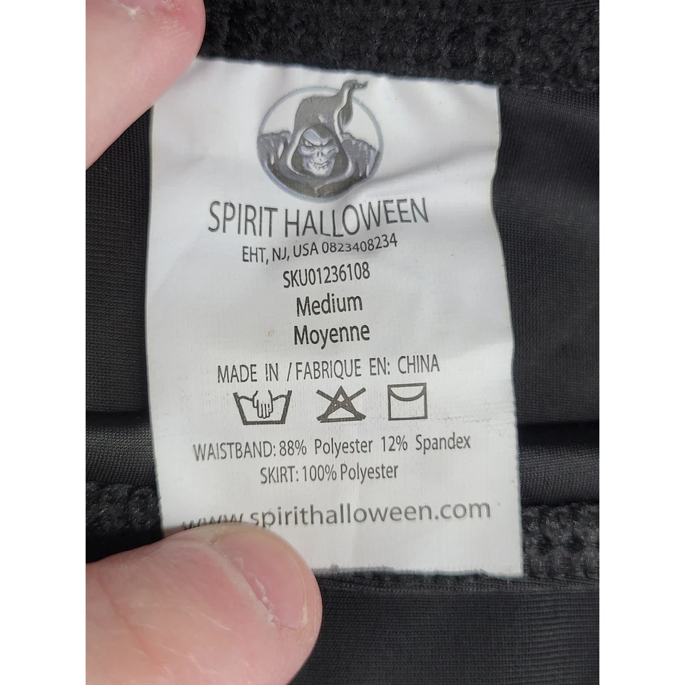 Spirit Halloween Falda Camuflada Mediana Negra Cintura Disfraz Juegos con disfraces Foto 3 de 4