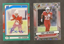 Trey Benson Card Lot (SEE DESCRIPTION)