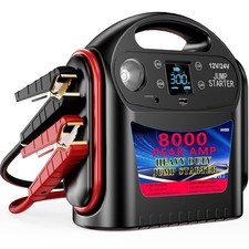 8000A Jump Starter 12V/24V Heavy-Duty Truck RV Commercial Booster