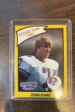 1990 Kenner Starting Lineup - John Elway Yellow Border