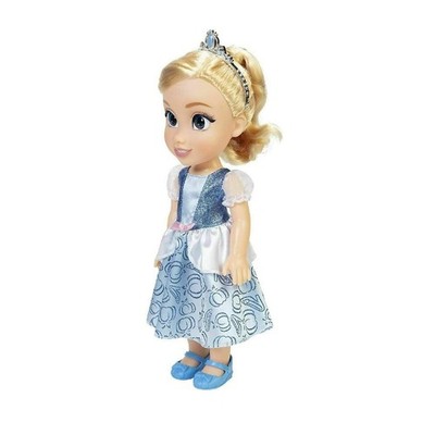 Cinderella Puppe 35cm, reflektierende Glitzeraugen, bewegliche Gelenke, auszi...
