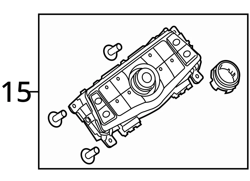 2009-2014 年日产 Maxima 交流加热器屋顶气候控制 27500 9n01a FA30X — 第 4/4 张图片