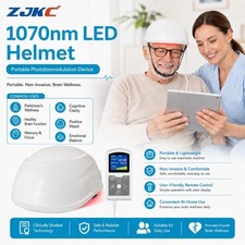 1070nm PBM Brain Helmet 280 Diodes Near Infrared Light for Alzheimer Parkinson