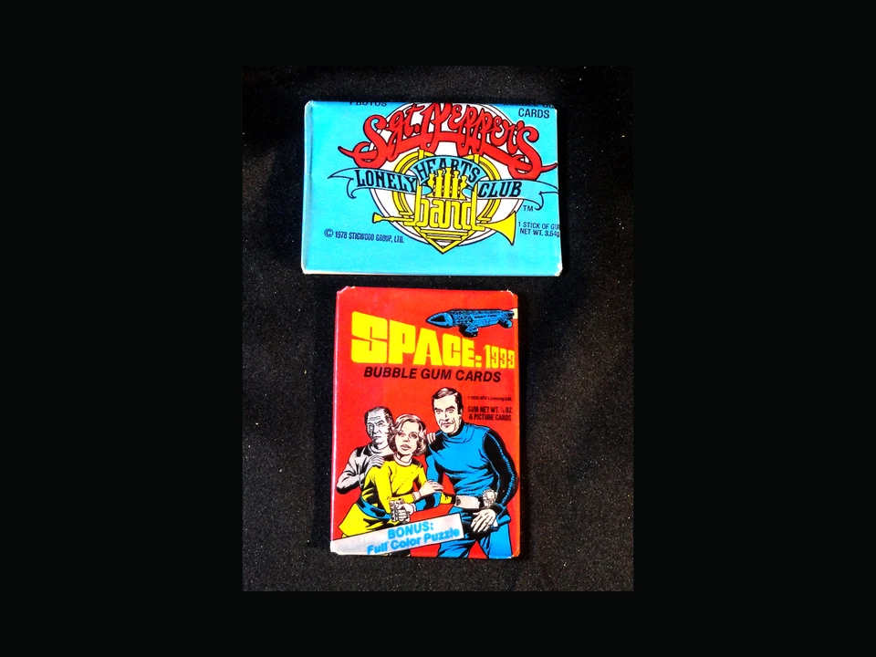 PAQUETES DE CERA DE ENTRETENIMIENTO VINTAGE, TARJETAS Y RECUERDOS AÑOS 60-70-80 Foto 3 de 4