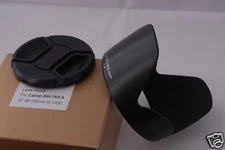 New Hood for Canon EW-78B II for 28-135mm Zoom + 72mm Center Pinch Cap
