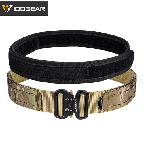 IDOGEAR 2" Taktischer Gürtel Schnellspanner Metallschnalle Laser MOLLE Herren Gürtel tarnfarben - Bild 17 von 21