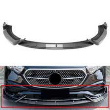 Front Bumper Splitter Spoiler Lip For Mercedes Benz E Class W214 2024+ Carbon