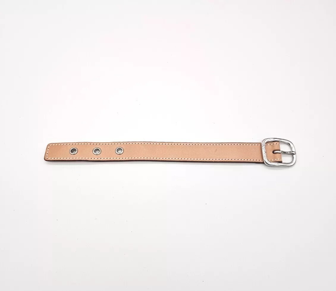 COACH Classic Leather Multi Strand Wrapped White Gold Tone Bracelet s-l400.jpg main image 3