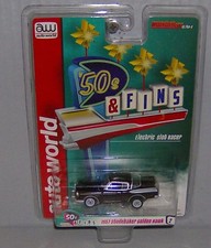 "NEW" AW REL 22 50S  FINS '57 CHERRY STUDEBAKER GOLDEN HAWK T JET HO SLOT CAR