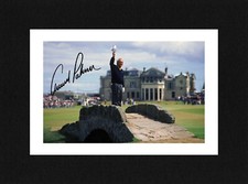 8X6 Mount ARNOLD PALMER Signed PHOTO Print Gift Ready To Frame OPEN GOLF
