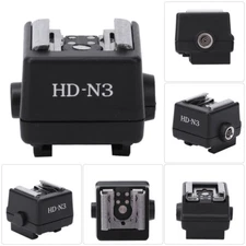 HD‑N3 PC Flash Light Hot Shoe Mounting Adapter Accessory For Video Camera Kit