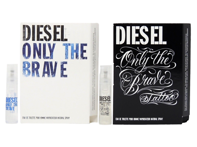 DIESEL ONLY THE BRAVE TATTOO 1.2ml .04fl oz COLOGNE SPRAY SAMPLE