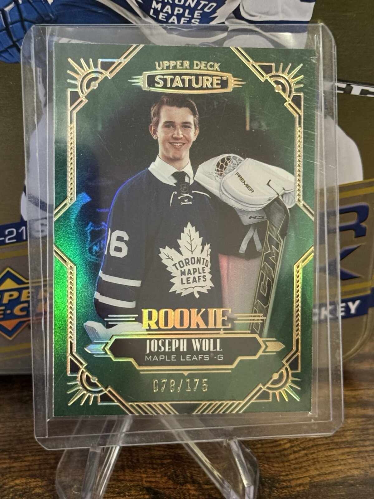 Joseph Woll 2020-21 Upper Deck Stature Green Rookie #144 /175
