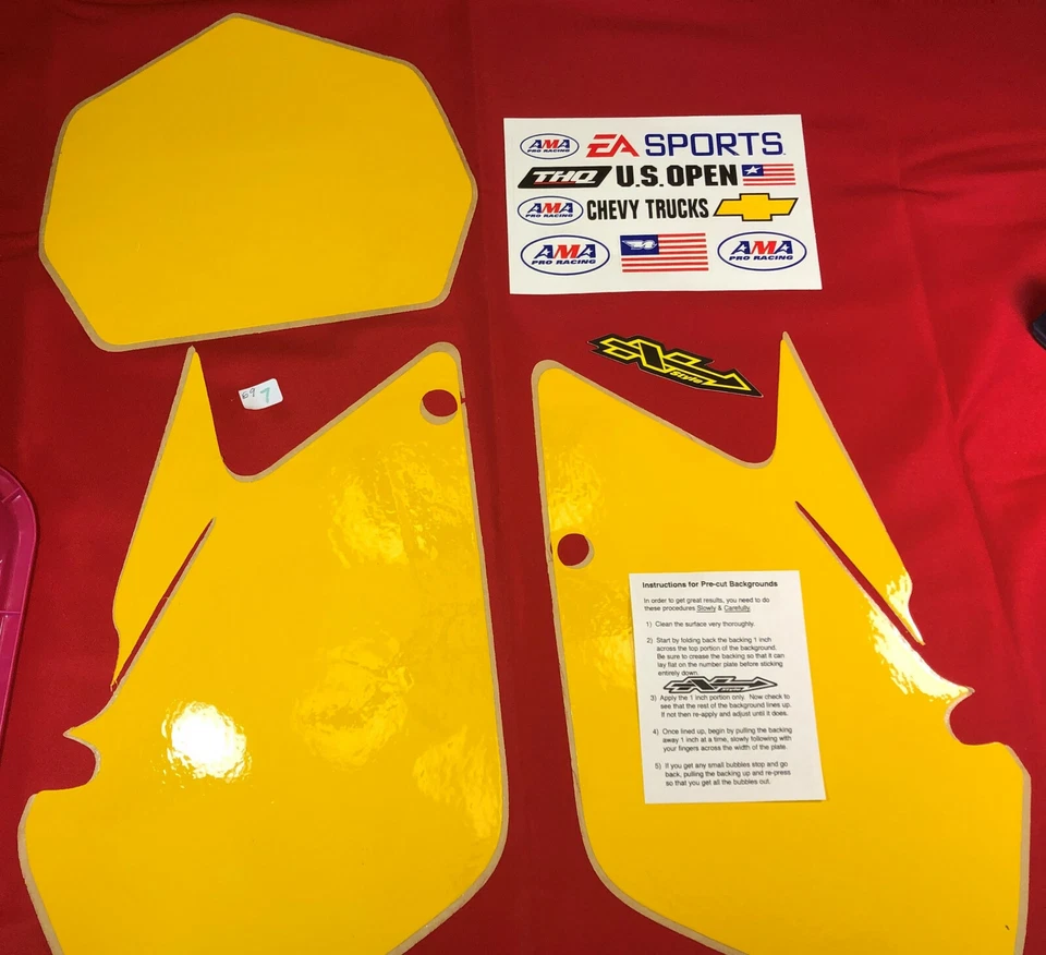 Nuevo de Lote Antiguo Suzuki RM125 RM250 125R 250R RM 125 250 Amarillo N04-161  Foto 3 de 4