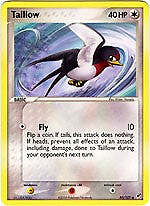 Pokemon EX Deoxys  80/107 Common Card - Taillow