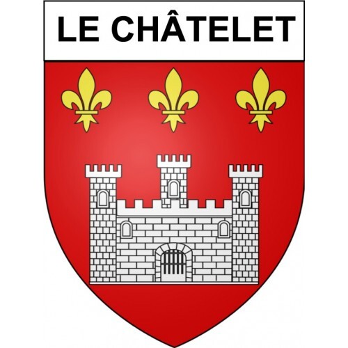 Le Châtelet 18 ville Stickers blason autocollant adhésif | eBay