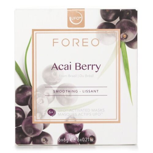 FOREO UFO Smoothing Mask - Acai Berry (For Fine Lines & Wrinkles) 6x6g - 第 1/1 張圖片