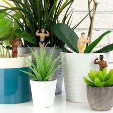 Gift Republic Mini Plant Pot Hunks Planters Garden Decoration Novelty Gift Idea