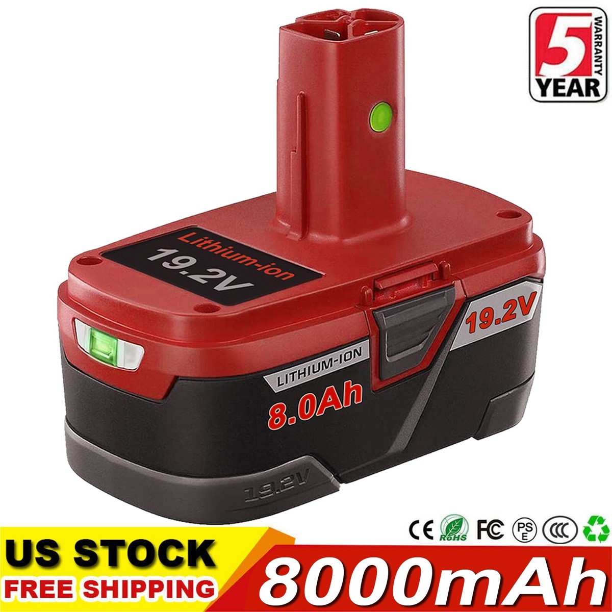 for Craftsman 11375 Lithium Battery C3 DieHard 130279005