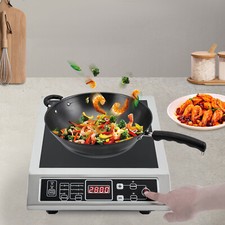 3500W Portable Kitchen Countertop Induction Cooktop Burner Electric Hot Stove