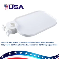 Dental Chair Accessory Post Mounted Table Shelf Tray Scaler Instrument Tray