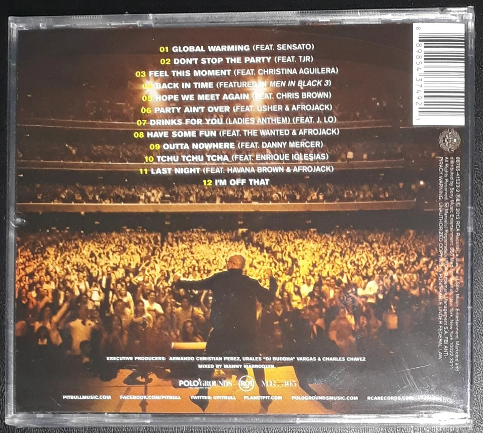 Pitbull глобального потепления совершенно новый компакт-диск 2012 - Изображение 2 из 2